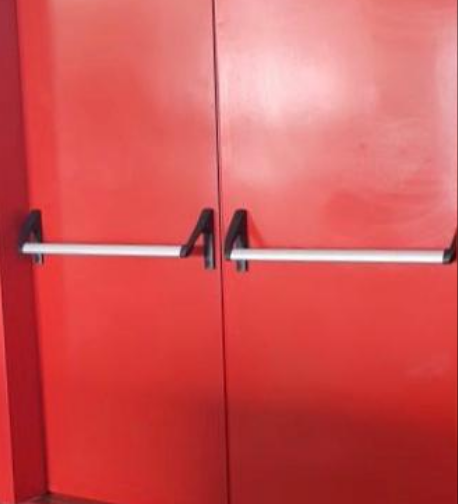 Steel Fire Exit Door Double Leaf - Infinty Aurora Home Decor