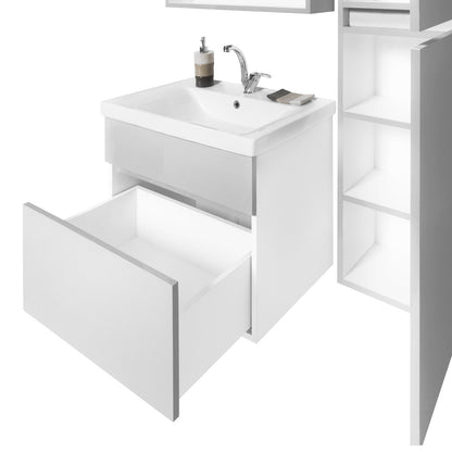 Bathroom cabinet with single sink - Infinty Aurora Home Decor 