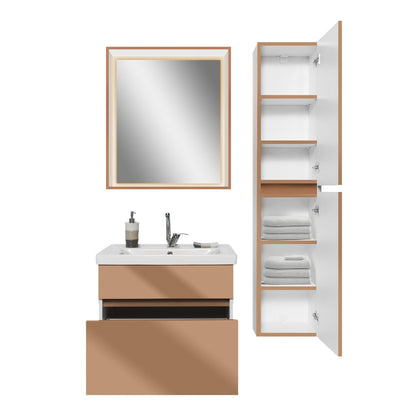 Bathroom cabinet with single sink - Infinty Aurora Home Decor 